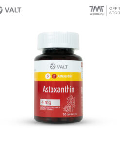 Valt Astaxanthin 4mg 30 capsules วอลท์ ผลิตภัณฑ์เสริมอาหาร แอสต้าแซนธิน 4 มิลลิกรัม 30 แคปซูล