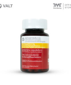 Alternative view of Valt Astaxanthin 4mg 30 capsules วอลท์ ผลิตภัณฑ์เสริมอาหาร แอสต้าแซนธิน 4 มิลลิกรัม 30 แคปซูล