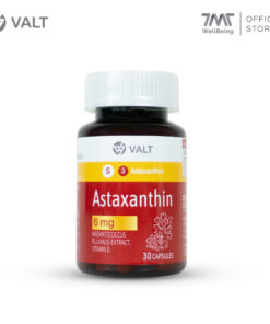 Valt Astaxanthin 6mg 30 capsules วอลท์ ผลิตภัณฑ์เสริมอาหาร แอสต้าแซนธิน 6 มิลลิกรัม 30 แคปซูล