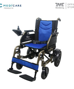 รถเข็นเหล็กไฟฟ้ารุ่นเบาะกว้าง นั่งสบาย แข็งแรง ทนทาน เหมาะสำหรับคนตัวใหญ่ ราคาคุ้มค่า