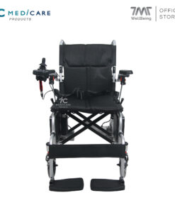 Alternative view of รถเข็นอะลูมิเนียมไฟฟ้า น้ำหนักเบา ราคาคุ้มค่า มีโช้คกันสะเทือน