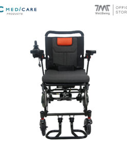 Alternative view of รถเข็็นอะลูมิเนียมไฟฟ้าน้ำหนักเบา เหมาะสำหรับเดินทางท่องเที่ยว พกพาสะดวก มีโช้คกันสะเทือน