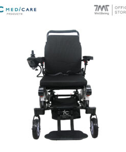 Alternative view of รถเข็นอะลูมิเนียมไฟฟ้า วิ่งได้ไกล แบตเตอร์รี่ถอดได้ เบาะนั่งสบาย มีรีโมทบลูทูธ