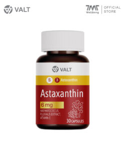 Valt Astaxanthin 6mg 30 capsules วอลท์ ผลิตภัณฑ์เสริมอาหาร แอสต้าแซนธิน 6 มิลลิกรัม 30 แคปซูล