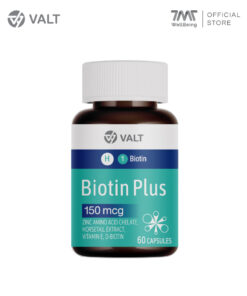 Valt Biotin Plus 60 capsules วอลท์ ผลิตภัณฑ์เสริมอาหาร ไบโอติน พลัส 60 แคปซูล