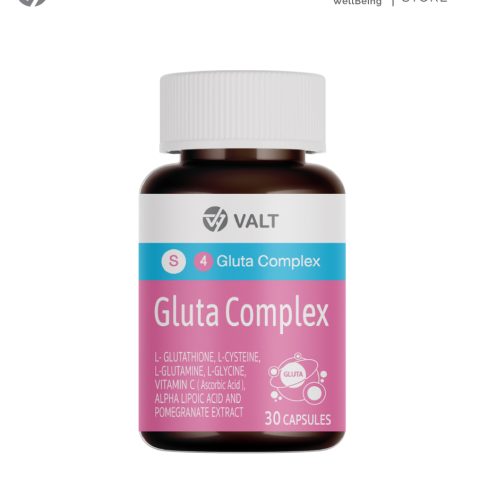 Valt Gluta Complex 30 capsules วอลท์ ผลิตภัณฑ์เสริมอาหาร กลูต้า คอมเพล็กซ์ 30 แคปซูล