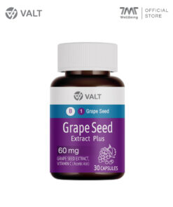 Valt Grape Seed Extract Plus 30 capsules วอลท์ ผลิตภัณฑ์เสริมอาหาร สารสกัดเมล็ดองุ่นพลัส 30 แคปซูล